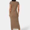 704629_mocha_3_36c7d361-51a5-4812-bbd9-4a930b0d7b00 Flocking Mesh T-Short Maxi Dress