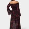 bebe2151_dark-red_3_c2e5ae47-e5d6-4cc1-96af-fbbc2688a042 Off the Shoulder Bell Sleeve Maxi Dress